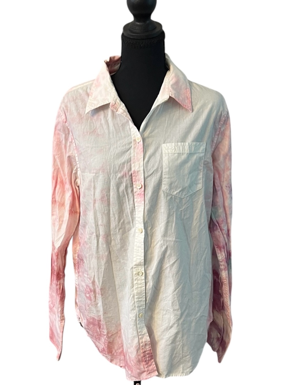 Alex Mill Tie Dye Button Up Shirt - Large